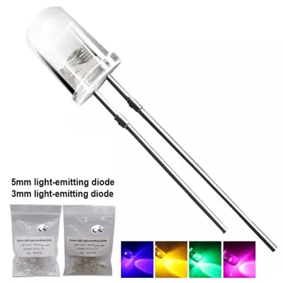 Image de LED Scintillantes 3mm & 5mm - Effet Flamme Réaliste
