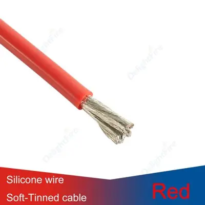 Image de Câble Solaire Silicone Résistant Chaleur - 4 à 24 AWG