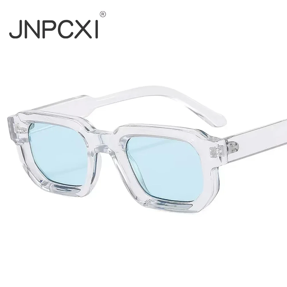 Imagen de Gafas de Sol Cuadradas Azules de Moda para Hombre y Mujer