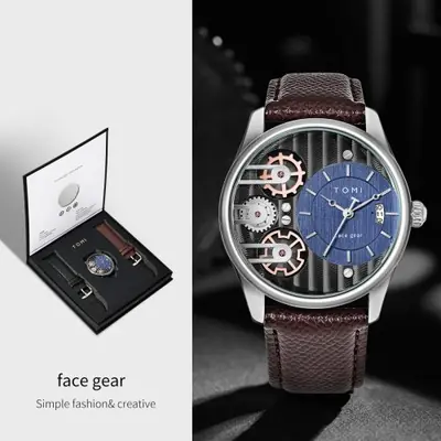 Image de Montre Homme Luxe Quartz - Élégante & Pratique