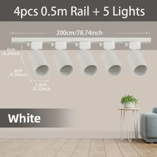 5PCS blanc ensembles