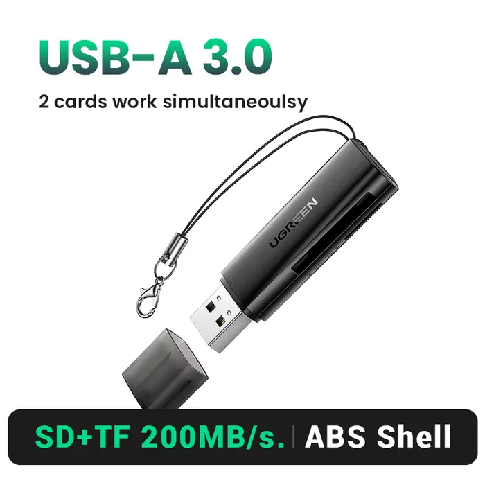 Image de Lecteur de Carte Mémoire USB-C 3.0 Ugreen