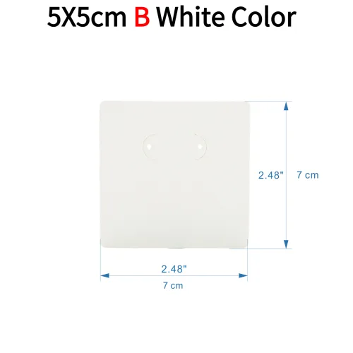 5x5cm B typ biały