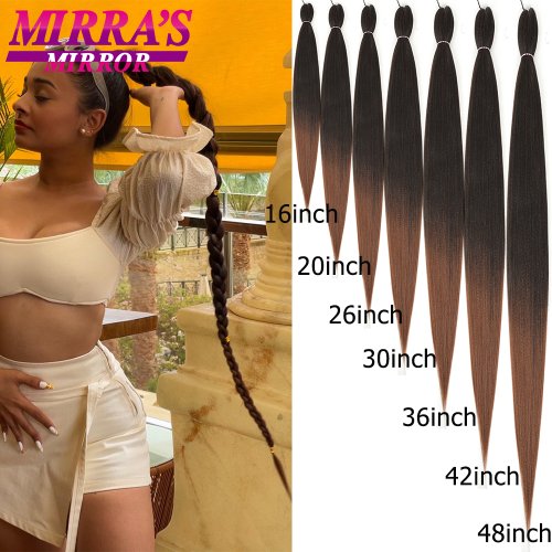 Image de Tresses Synthétiques Jumbo Ombré - Faciles à Tresser