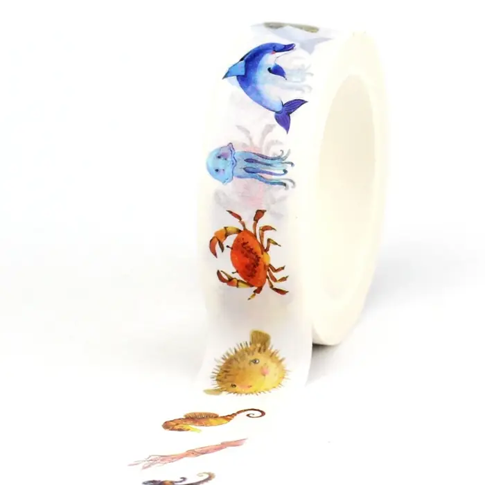 Image de Ruban Washi Kawaii 10m - Déco Livres & Planificateur