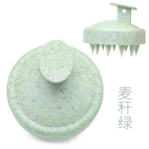 Image de Brosse à Shampoing en Silicone - Massage du Cuir Chevelu & Corps