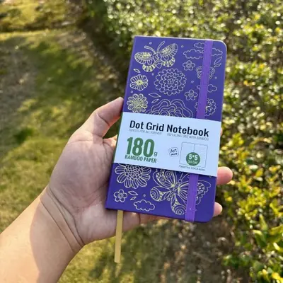 Image de Carnet B6 à Pois - Papier Bambou Éco & Stylish