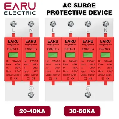 Image de Parafoudre Basse Tension 40kA - Protection Électrique Domestique