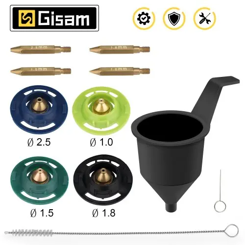 Image de Kit Buse Pistolet Pulvérisateur 11 Pièces - 1.0 à 2.5mm