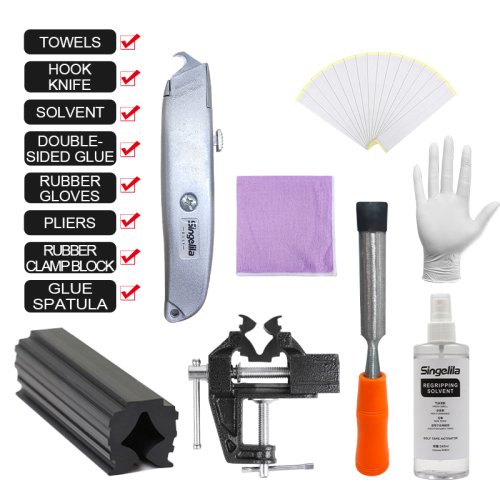Imagen de Juego de Herramientas para Golf con Accesorios de Reemplazo de Agarre – Kit Ligero y Rápido para Entrenamiento Interior y Exterior, Suministros Esenciales para Jugadores