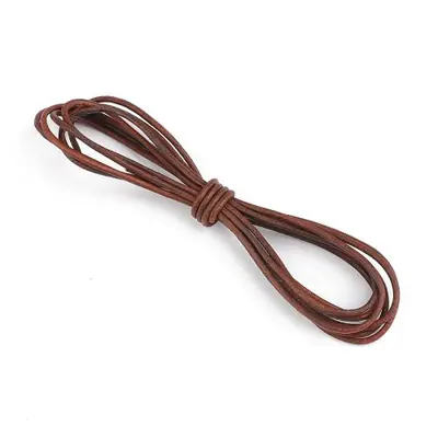 Image de Cordon en Cuir Véritable 2m - Pour Bricolage Bijoux