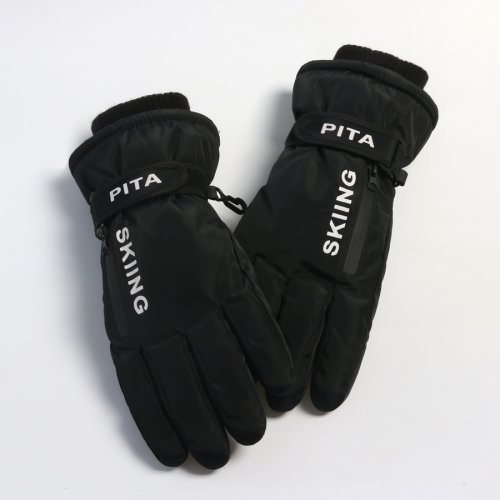 Afbeelding van DAMES professionele winterwarme skihandschoenen, warme sneeuwhandschoenen, waterdichte motorhandschoenen, Smile 506-touchscreen