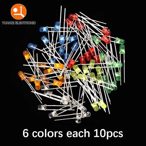 6colorsX10 LED zestaw