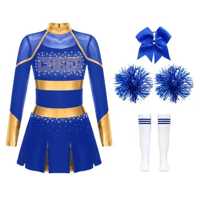 Image de Tenue Pom-Pom Girl Éclatante pour Filles