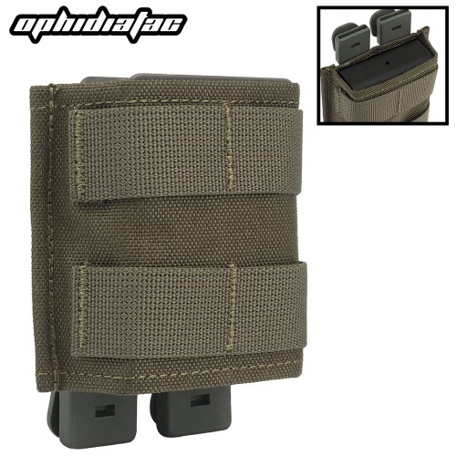 Image of Ophidian Fast 5.56 Single Magazine Pouch with Short Holster – Molle-Compatible Airsoft & Hunting Magazine Holder, Tactical Waist Bag Accessory