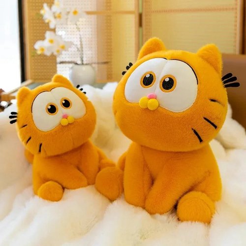 Adorable 25cm Garfield Stuffed Plush Doll – Kawaii Cartoon Cat Plush Toy for Kids and Collectors