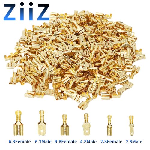 Afbeelding van 100-delig Crimp Connectoren Set - Goud, Messing & Zilver