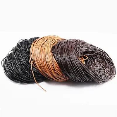 Cuir de Vache 1.6mm - Lot de 2.5m pour Bracerets DIY