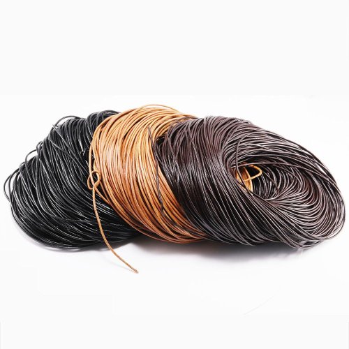 Cuir de Vache 1.6mm - Lot de 2.5m pour Bracerets DIY