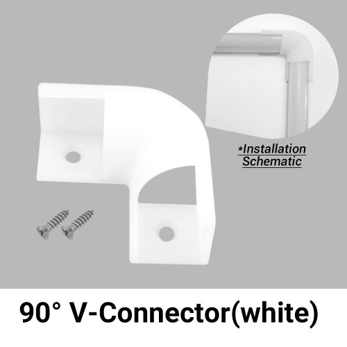 Afbeelding van 0.5M 2-30 Stuks Led Aluminium Profiel Kanaal Diffuser Houder U/V/W Vorm Zwart/zilver Lineaire Lichtbalk Plafond Muur Hoe