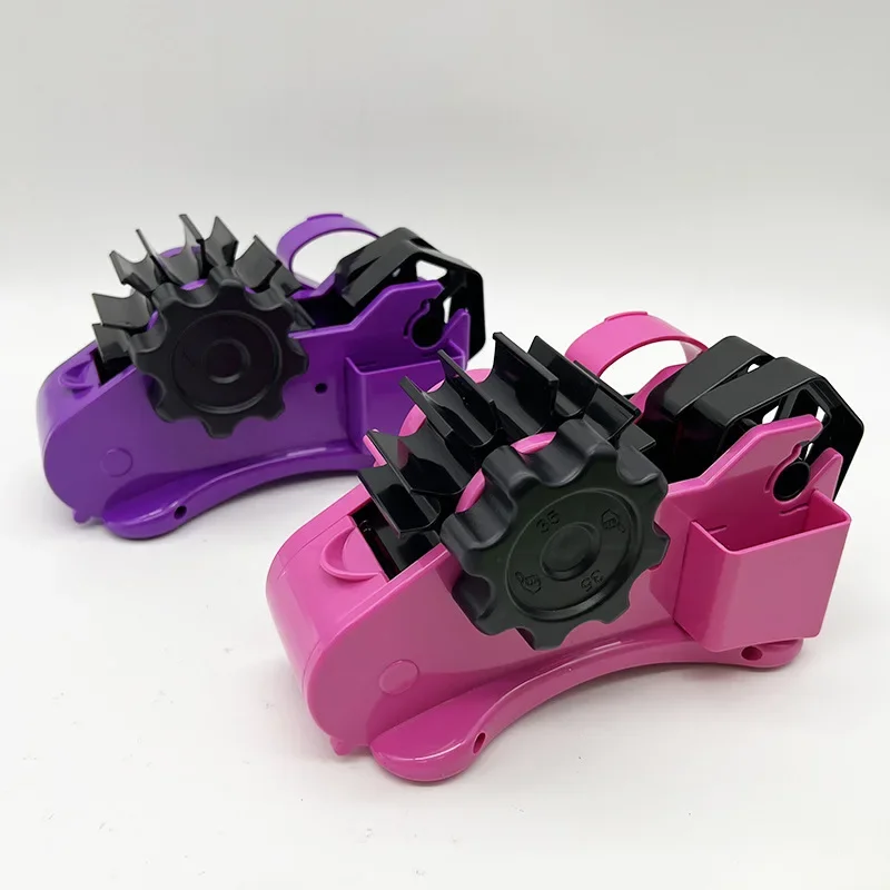 Imagen de Dispensador de Cinta Térmica Semiautomático Reutilizable con Corte Multirrollo y Compartimento para Transferencia Térmica