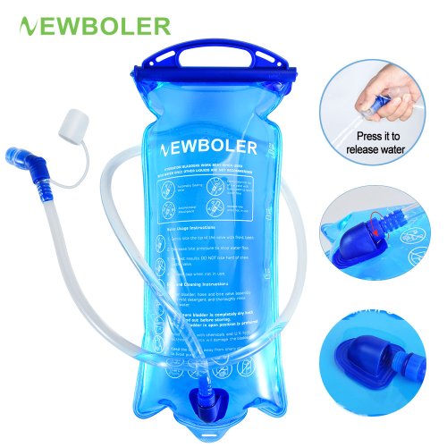 Immagine di Borsa per l'Acqua Portatile da 1,5L, 2L e 3L - Zaino Sportivo con Serbatoio Impermeabile per Bicicletta, Campeggio e Attività All'Aperto