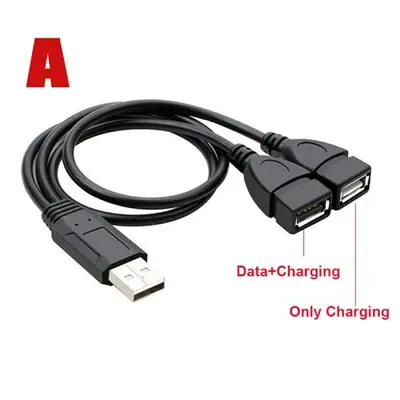 Image de Adaptateur USB 2 Ports - Chargeur Multiprise & Extension OTG