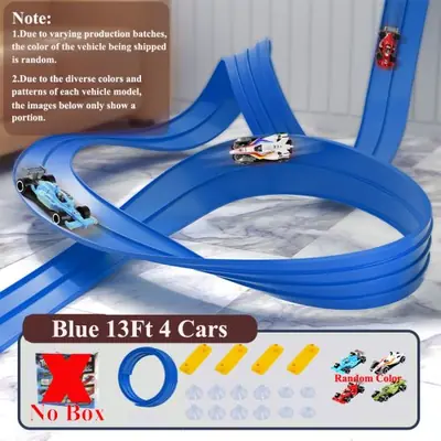 Image de Piste de Course Flexible Double Piste - Jouet Montable pour Enfants