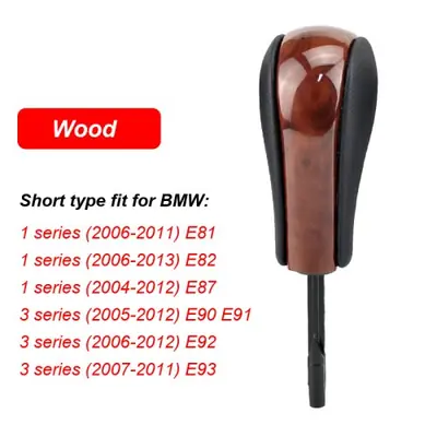 Image de Pommeau de Levier de Vitesse en Fibre de Carbone pour BMW