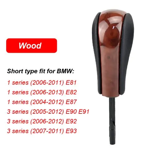 Image de Pommeau de Levier de Vitesse en Fibre de Carbone pour BMW