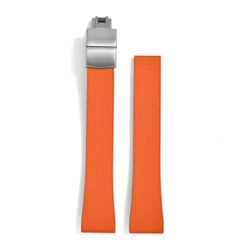 Orange argent boucle