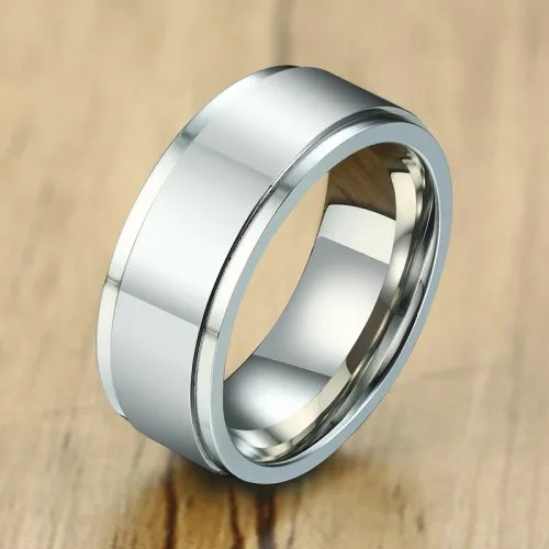 8mm glanzend zilver
