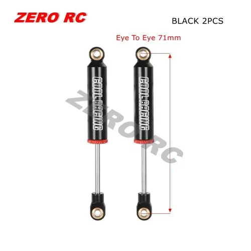 71mm noir 2PCS
