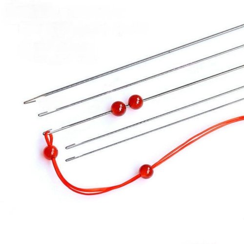Afbeelding van 5 STKS Super Lange Rvs Kralen Naalden 27 CM Gemakkelijk Sieraden Maken Gereedschap Kralen Pins voor Kralen DIY Sieraden Maken