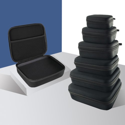 Bild von Multi-Size EVA Hard Storage Box Reise Reißverschluss Tasche Stoßfest Outdoor Werkzeuge Tasche für Kopfhörer Lagerung Fall Zubehör Make-Up taschen