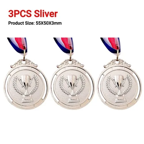 3PCS zilver