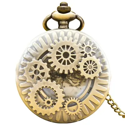Image de Montre de Poche Steampunk Vintage en Bronze