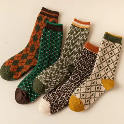 Image de Chaussettes Hiver Chauffantes Femme - Mode Coréenne