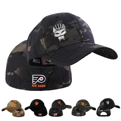 Zdjęcie Modna, bawełniana czapka z daszkiem dla mężczyzn i kobiet – stylowa czapka taktyczna snapback, rozciągliwa, idealna do biegania, wędkarstwa i aktywnego stylu życia