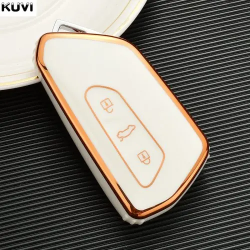 Image de Coque TPU Protection Clé Voiture - Compatible VW, Skoda, Seat