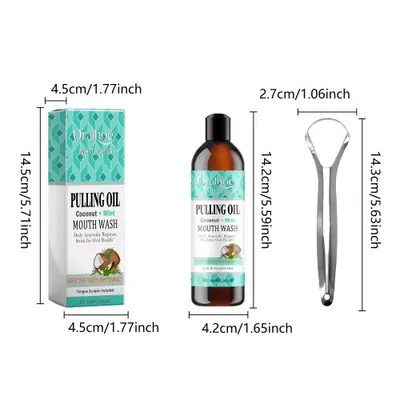 Image de Kit Rince-Bouche Coco & Menthe - Haleine Fraîche Sans Alcool