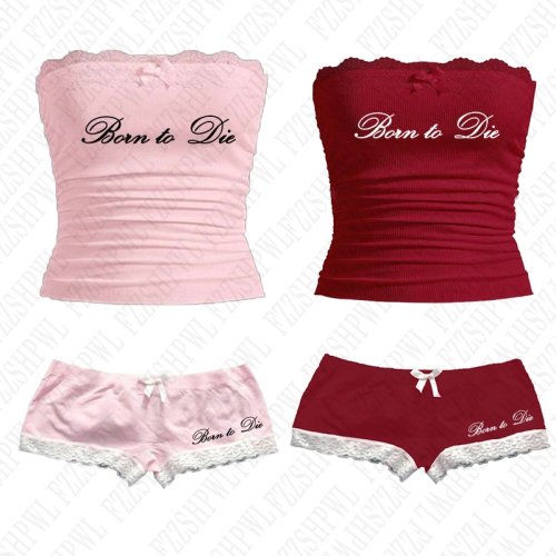 Zdjęcie Szorty Damskie Y2K – Vintage & Harajuku Style