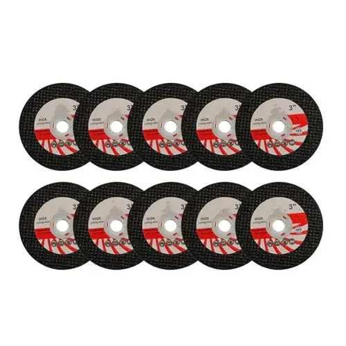 Image de Disques de Coupe 75mm - Lot de 10 pour Meuleuse d'Angle