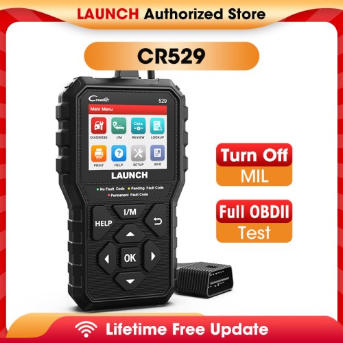 Immagine di GL Launch CR529 Scanner OBD2 Professionale - Strumento Diagnostico Auto con Lettura Codici di Guasto, Scan e Reset per Tutti i Veicoli Moderni
