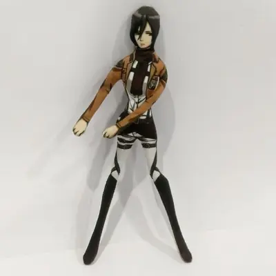 Image de Peluche Cosplay Attack on Titan - Rivaille & Eren