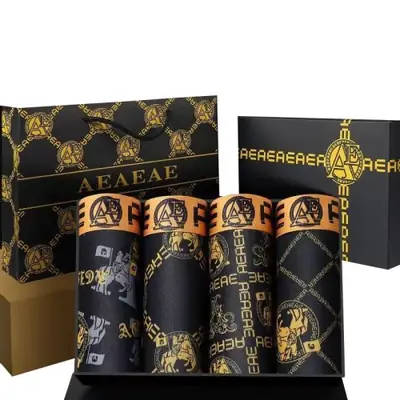 Image de Boxer Homme 4 Pièces - Sexy, Respirant & Antibactérien