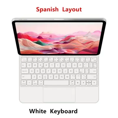 Image de Clavier Magic Touchpad pour iPad 11 pouces 2025 - Étui intelligent rétroéclairé