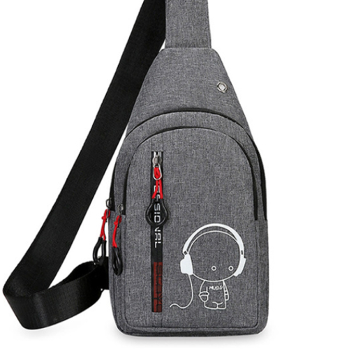 Bild von Umhängetasche für Herren und Damen, Outdoor-Sport, Laufen, im Dunkeln leuchtende Tasche, lässige Brusttasche für Herren und Damen