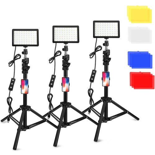 Immagine di Kit Lampada LED per Studio Fotografico e Streaming Live