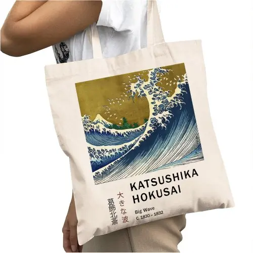 Image de Sac Shopper Grande Vague de Kanagawa